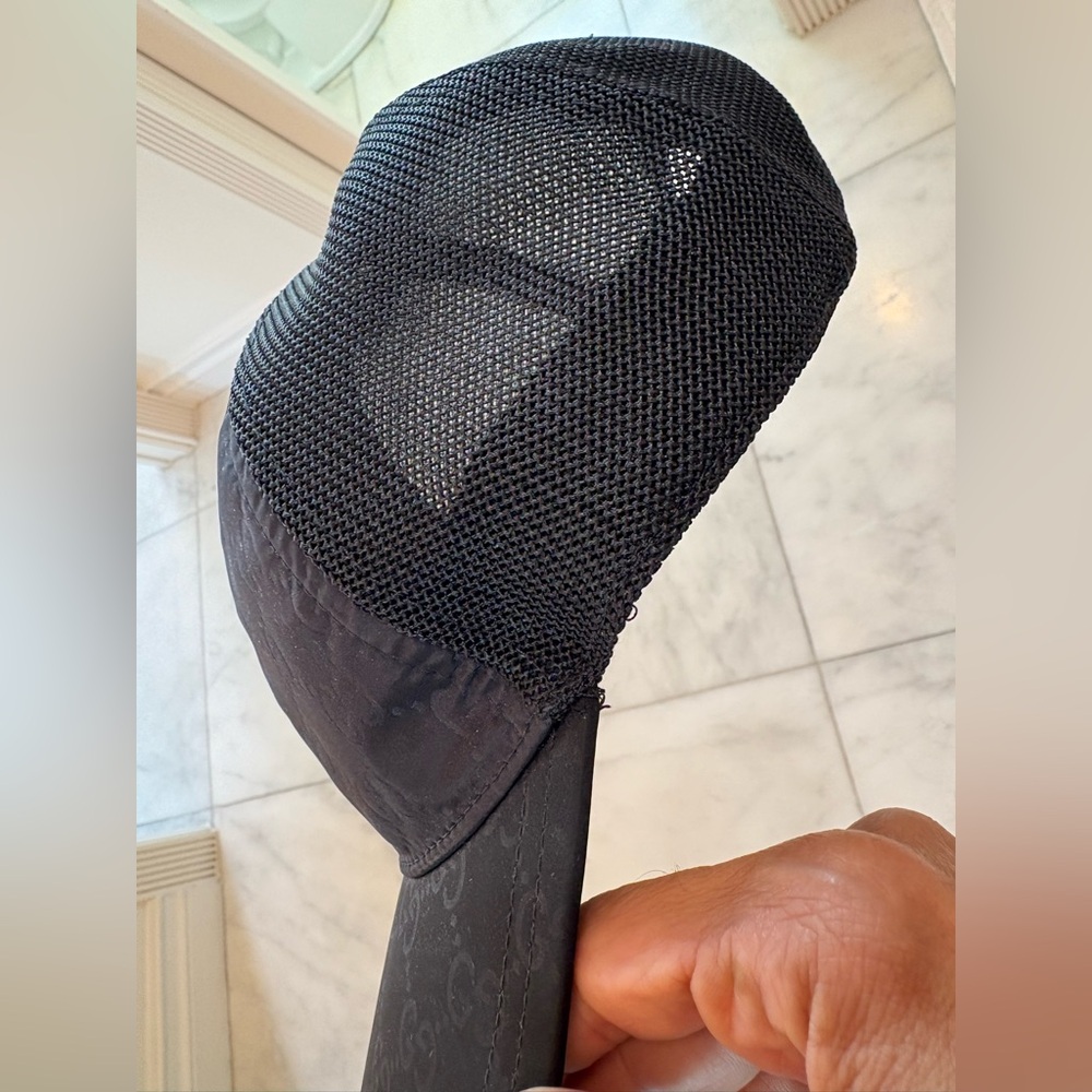 Gucci Authentic Black Monogram Cap - image 7